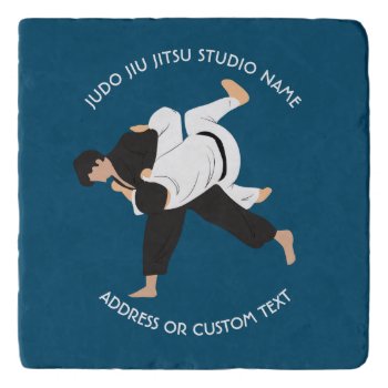 Jiu Jitsu Judo Martial Arts Studio Trivet by HumusInPita at Zazzle