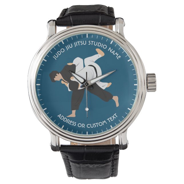 Jiu Jitsu Judo Martial Arts Studio Watch (Front)