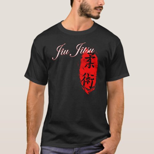 Jiu Jitsu _ Kanji Vortex T_shirt