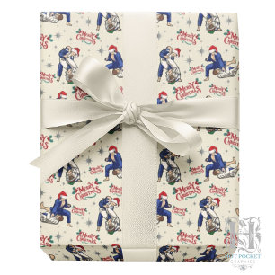 Jiu Jitsu Merry Christmas Gift Wrapping Paper