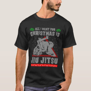 Jiu Jitsu Mma Bjj Ugly Knitted Style T-Shirt