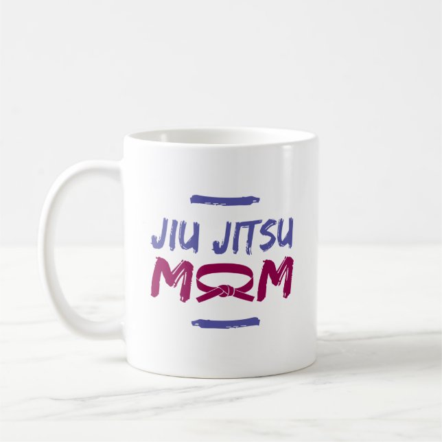 Jiu Jitsu Mom Coffee Mug (Left)