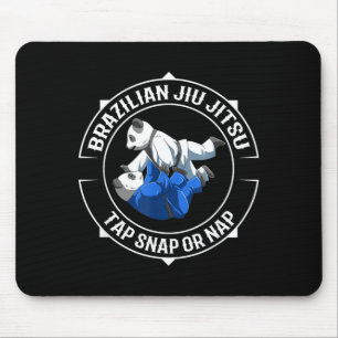 Jiu Jitsu Panda - Lets Roll Mouse Pad