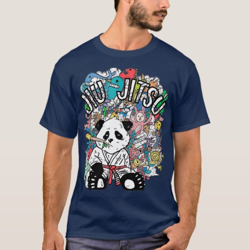 Jiu jitsu Panda T_Shirt