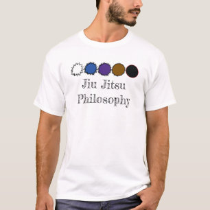 Jiu Jitsu Philosophy From White to Black Belt T-Shirt