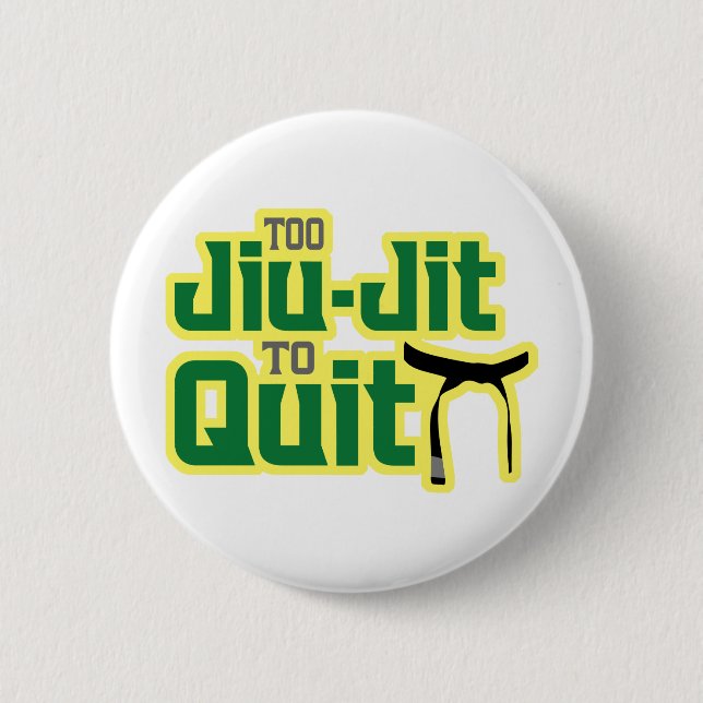 Jiu-Jitsu Pinback Button (Front)