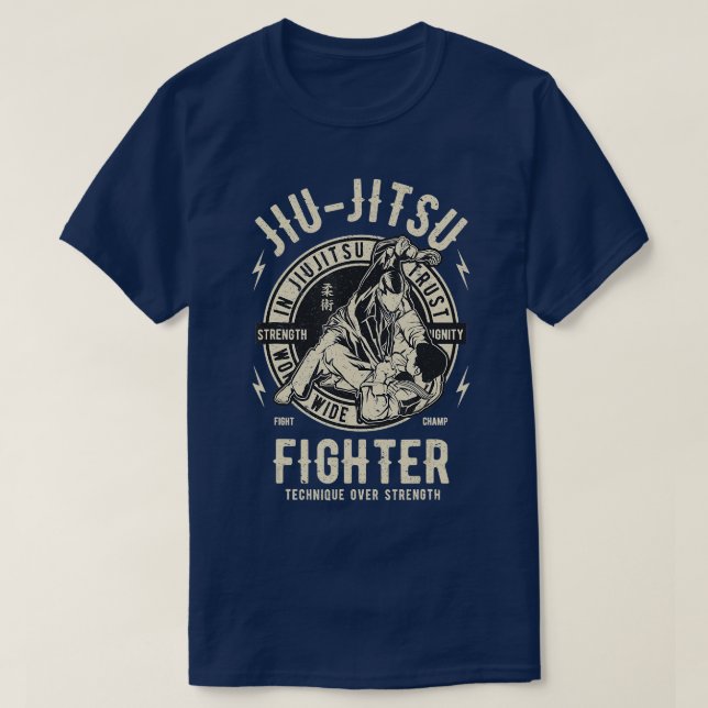 JIU JITSU Shirt BJJ T Shirt Brazilian Jiu Jitsu (Design Front)