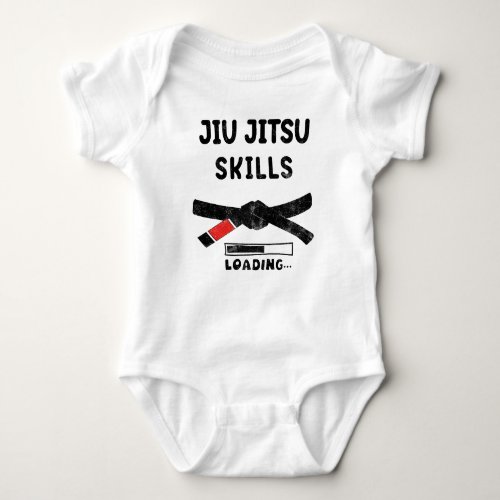 Jiu_jitsu Skills Loading Brazilian Jiu Jitsu Baby Bodysuit