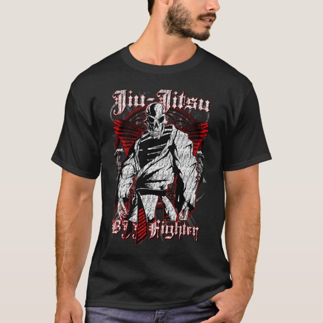 Jiu-Jitsu Skull T-Shirt (Front)