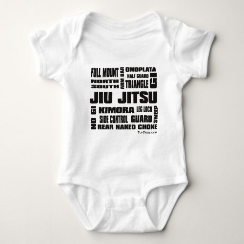 Jiu Jitsu _ Terminology Baby Bodysuit