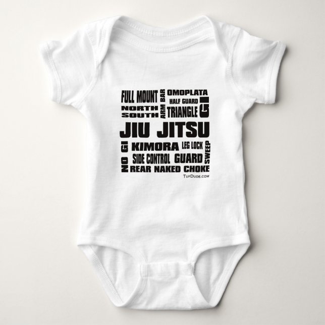 Jiu Jitsu - Terminology Baby Bodysuit (Front)