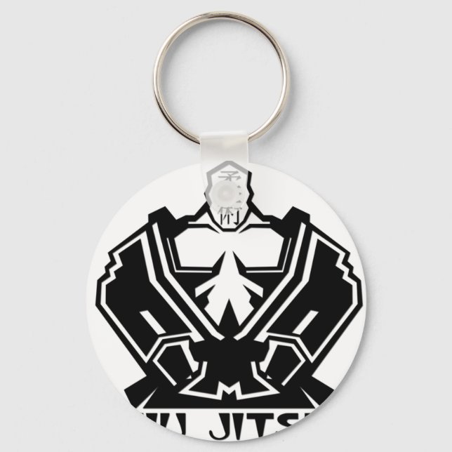 Jiu Jitsu - The Fighter Prepares Keychain (Front)