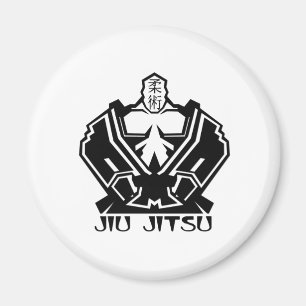 Jiu Jitsu - The Fighter Prepares Magnet