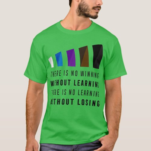 Jiu Jitsu There Is No Winning Without Learning Bra T_Shirt
