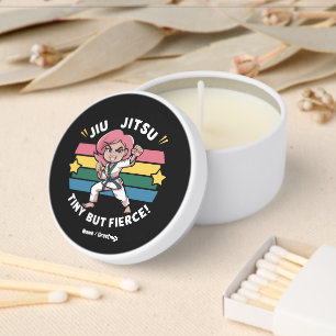 Jiu Jitsu Tiny But Fierce Empower Girls Confidence Mini Candle Favors