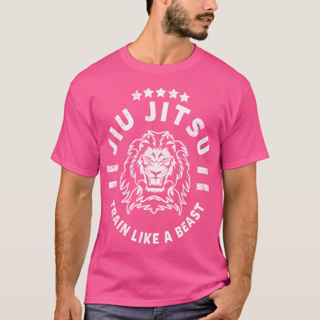 Jiu Jitsu - Train Like A Beast T-Shirt (Front)
