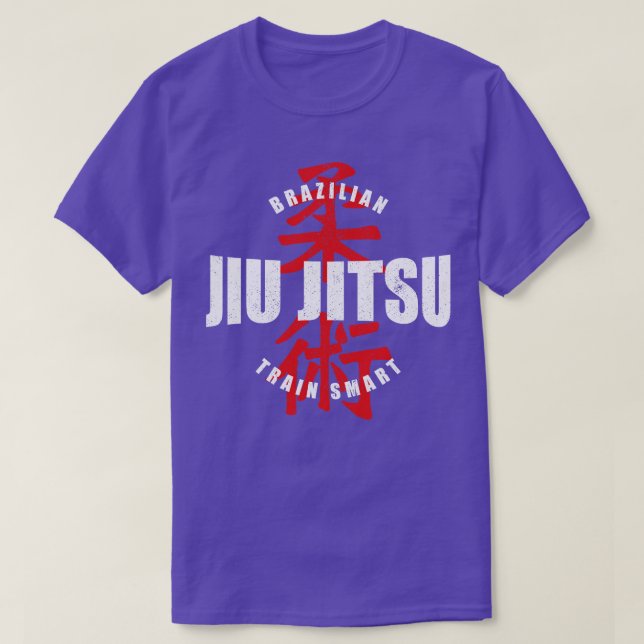 Jiu Jitsu Train Smart T-Shirt (Design Front)