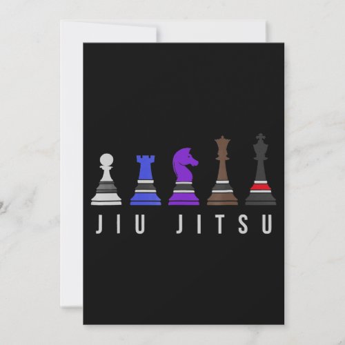 jiu jitsu training   chess gift  bjj with text holiday card
