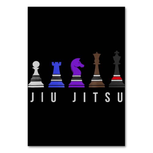 jiu jitsu training   chess gift  bjj with text table number