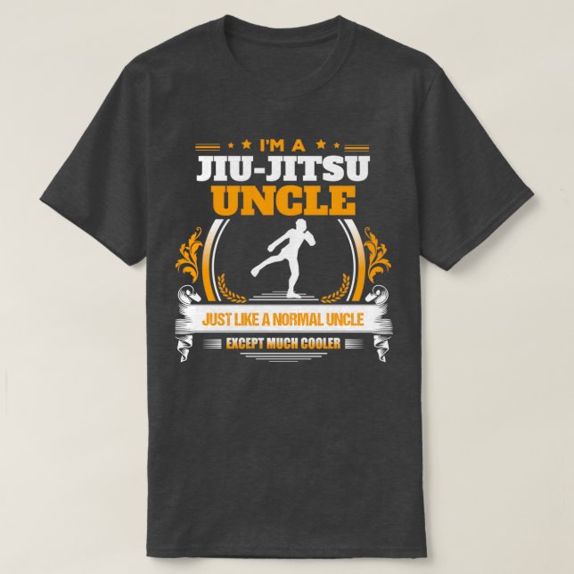 Jiu Jitsu Uncle Christmas Gift or Birthday Present T-Shirt (Design Front)