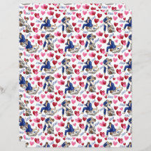 Jiu Jitsu Valentines Scrapbook Paper
