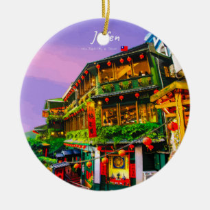 Jiufen, Taiwan - Ancient Teahouse Ceramic Ornament