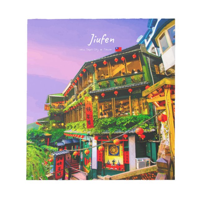 Jiufen, Taiwan - Ancient Teahouse Notepad (Front)