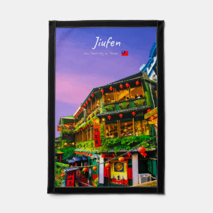 Jiufen, Taiwan - Ancient Teahouse Pennant