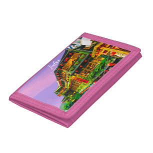 Jiufen, Taiwan - Ancient Teahouse Tri-fold Wallet