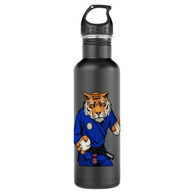 Jiujitsu Stainless Steel Water Bottle (Front)