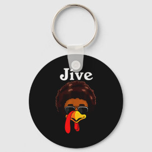Jive Thanksgiving Turkey Day Funny Family Costume Keychain