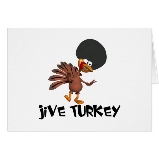 Jive Turkey Cards (Front Horizontal)