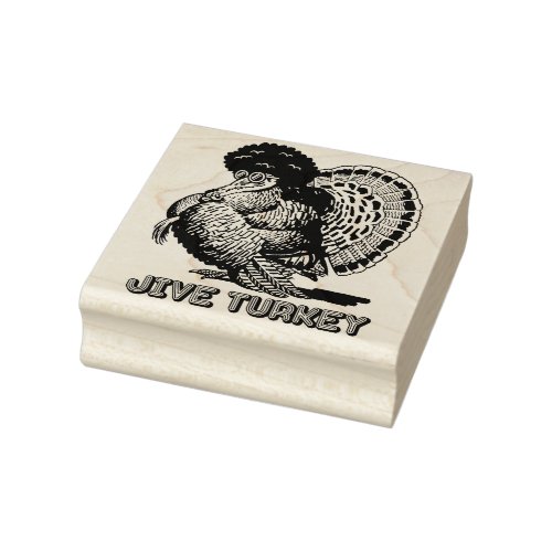 Jive Turkey Rubber Stamp