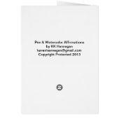 Jizo Affirmations Cards (Back)