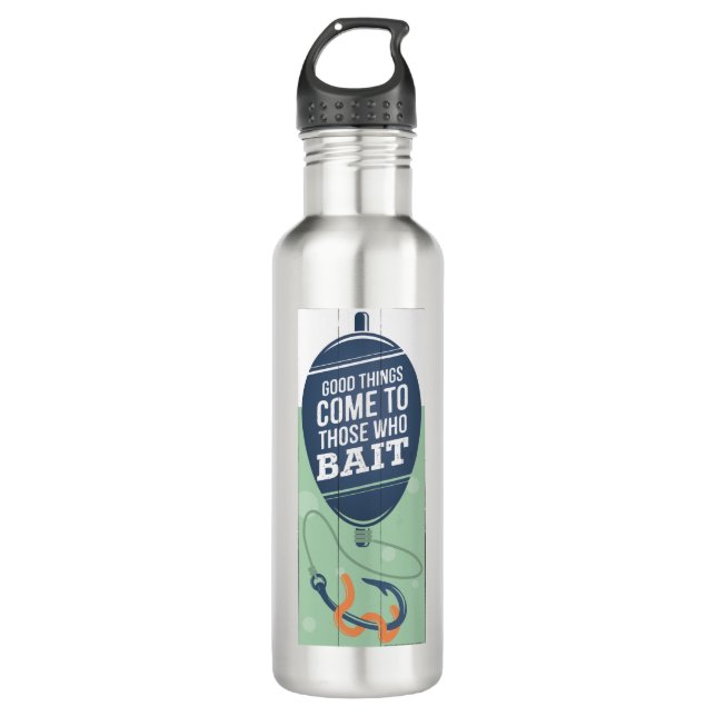 JJ52 Good Things.tif Stainless Steel Water Bottle (Front)