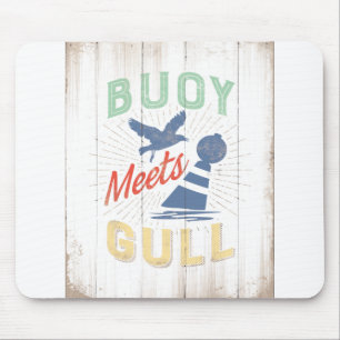 JJ72 Buoy Meets Gull.tif Mouse Pad