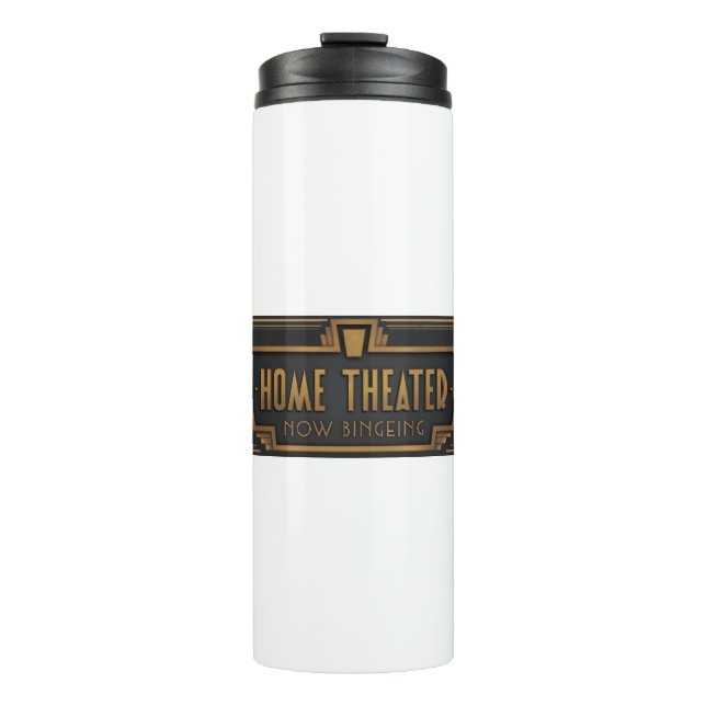 JJ76 Home Theater.tif Thermal Tumbler (Front)