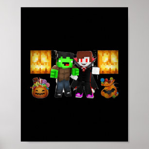 Jj And Mikey! _ Happy Halloween Poster