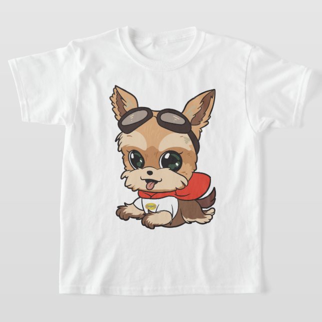 JJ Flying w/ Logo on Back Youth T-Shirt (Laydown)