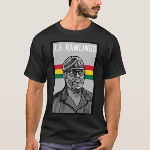 JJ Rawlings Ghana drawing  Classic T_Shirt