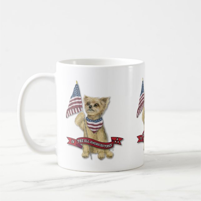 JJ The All-American Yorkie Mug (Left)