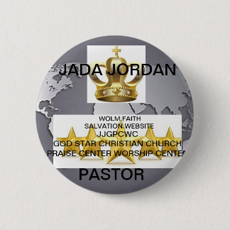 JJGPCWC GOD STAR CHRISTIAN CHURCH BADGE ERASER BUTTON