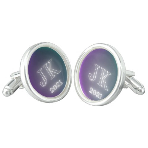 JK 2021 Silver Plated Cufflinks