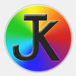 JK color wheel sticker