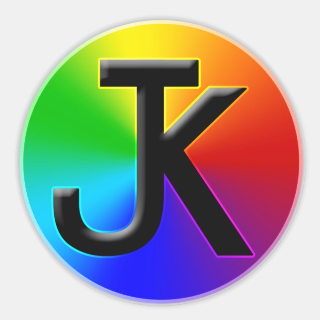 JK color wheel sticker (Front)