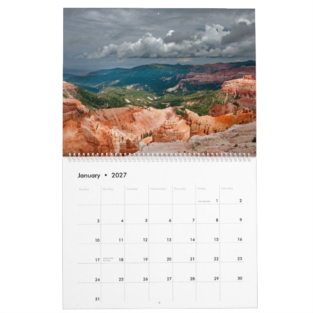JK Day Photography 2013 Calendar (Jan 2027)