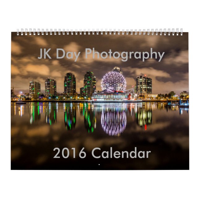 JK Day Photography 2016 Nature Calendar (Cover)