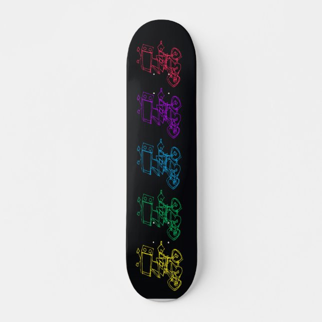 JKreutzer Artworks original skateboard Deck (Front)