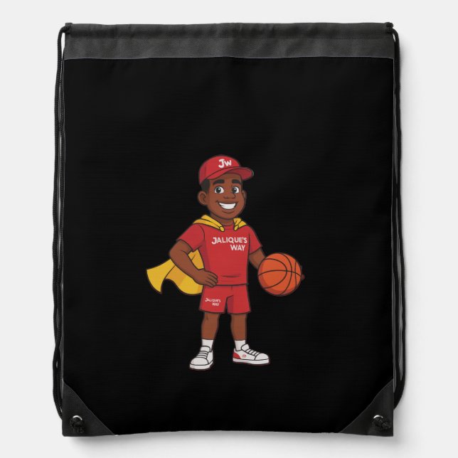 J'Lon the Champion Drawstring Bag (Front)