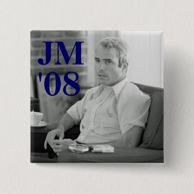 JM, '08 PINBACK BUTTON (Front)